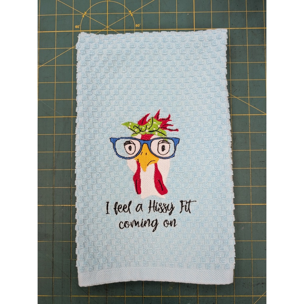 I Feel a HIssy Fit Coming On Kitchen Bath Bar Hand Towel